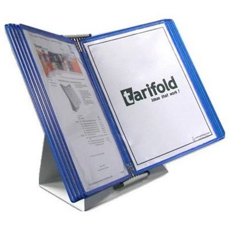 Desktop Reference Starter Set, 20 Blue Pockets L310762