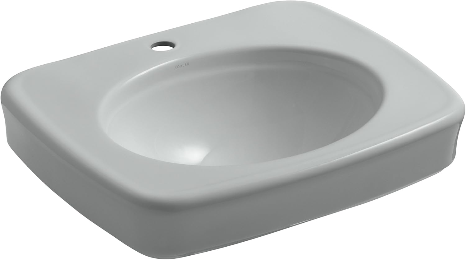 24 Bathroom Sink Basin with Single-Hole Faucet Drilling K17388