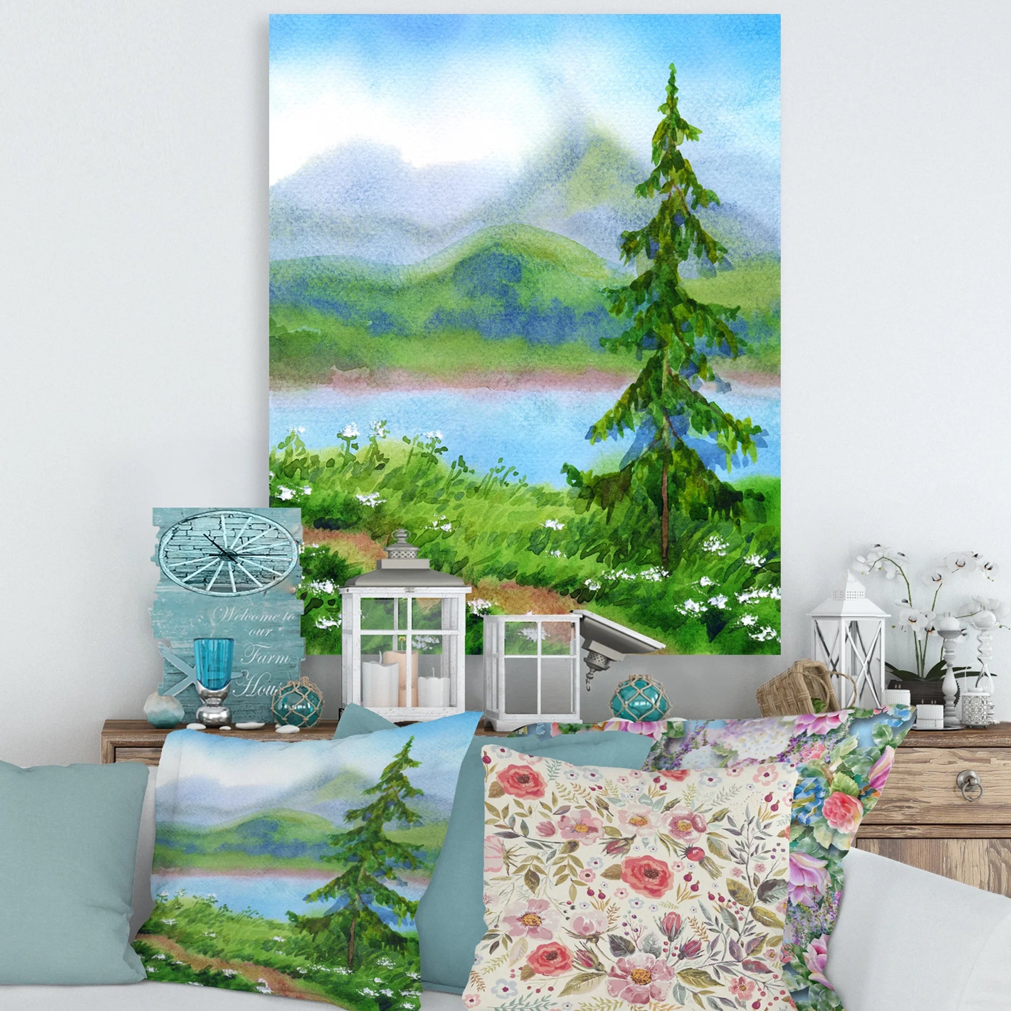 Traditional Canvas Wall Art Print G546308